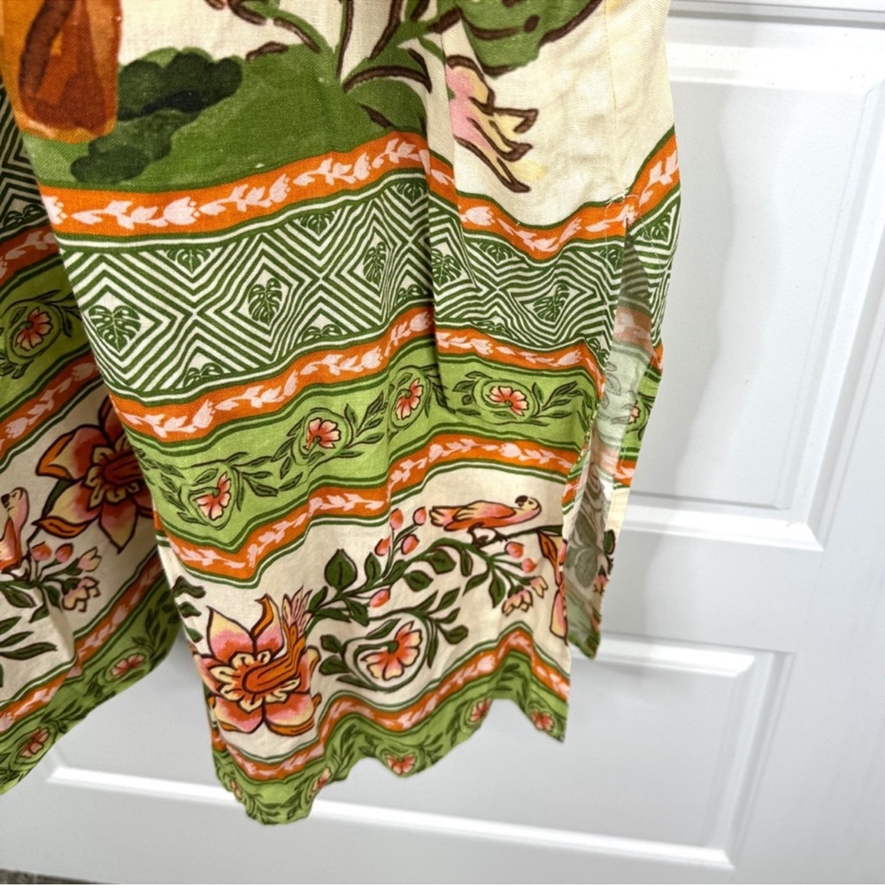 FARM RIO x ANTHROPOLOGIE Palm V-Neck Midi Dress Size S *New with Flaw* - Picture 6 of 16